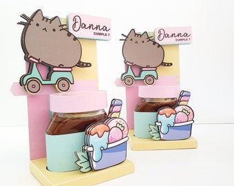 Molde / Plantilla escenario para nutellas (Nutellas & Go y Nutellas 140g)