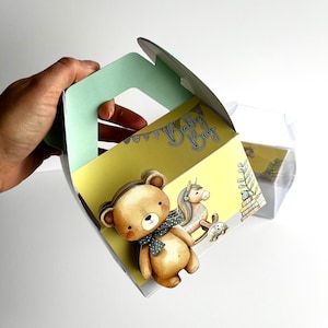 Molde Cajita Asas / Box Template
