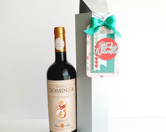Molde Cajita Botella / Bottle Box Template + TUTORIAL DE ARMADO