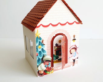 Molde Cajita Casita / House Template + TUTORIAL DE ARMADO