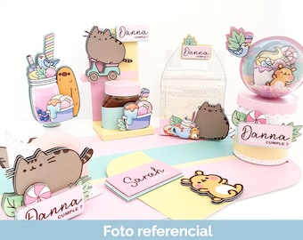 Kit Moldes / Plantillas Reempaques Papas, Nutella, Jugo, Tubo