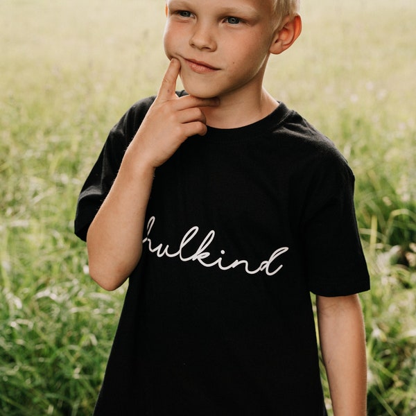 Schulkind T-Shirt Schwarz | Schulkind 2024 I Einschulung I Erstklässler | T-Shirt zur Einschulung personalisiert  | Kinder T-Shirt