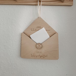 Wunschzettel Briefumschlag Personalisiert Weihnachtsmann I Brief Christkind I Weihnachtsdeko I Advent I Weihnachtsdeko I Geschenk I