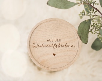 Keksdose Vorratsglas Aus der Weihnachtsbäckerei Personalisiert | Glas Weihnachtsplätzchen I Keksdose I Weihnachtsgeschenk Kekse Advent