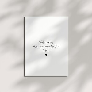 Postkarte A6 I Voll schön, dass wir gleichzeitig leben