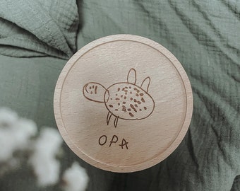 Vorratsglas mit eigener Zeichnung Keksdose Personalisiert Geschenk Mama Papa Opa Oma | Personalisiert Kinderzeichnung I Geschenk