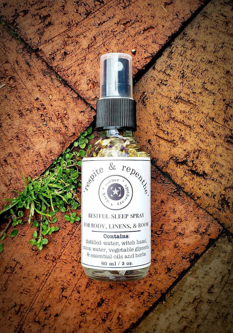 Restful Sleep Relaxing Bedtime Body, Bed & Room Spray - 2 or 4 oz. Made w/ distilled water, alcohol, vegetable glycerin, and essential oils image 7