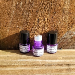 Perfume Sample Rollerballs 1 ml - mini roller samples of 35+ fragrance scents & blends, with coconut oil and essential oils