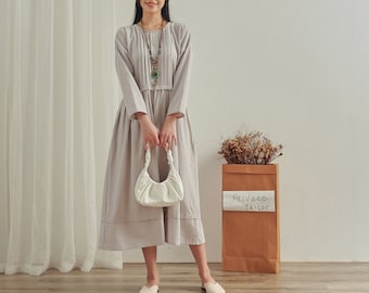 v-neck jersey maxi dress Avec Les Filles Women's Shirred Maxi Dress - Pink main image 1