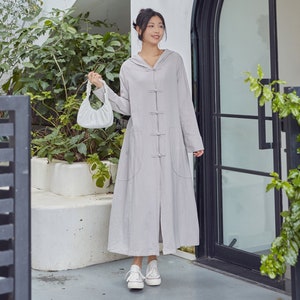 Casual hooded cotton dress coat Casual hooded cotton dress coat