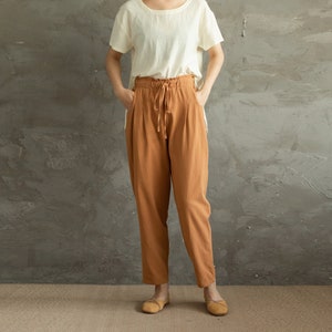 Winter Heavier Fabric Pant Fall Pants Warm Trousers Thicker Cotton Pant Long Full Pant Outwear Loose Pant XS-6XL (HandMade Custom Plus Size)