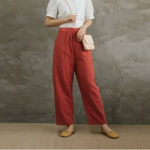 Winter Heavier Fabric Pant Fall Pants Warm Trousers Thicker Cotton Pant Long Full Pant Outwear Loose Pant XS-6XL (HandMade Custom Plus Size)