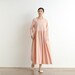 Women Cotton Dress Soft Casual Loose Robes Long Sleeves Shift Dress Boho Maxi Dresses Customized Dress Plus Size Clothing Linen