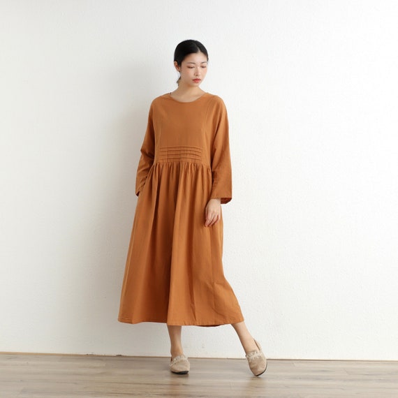 chinese dress ladies Amazon.com: Ferrendo Women's 2026 Spring Fall Midi Dress Casual Long Sleeve  Crew Neck Smocked Tiered Long Flowy Dresses with Pockets Deep Green S :  Clothing, Shoes & Jewelry main image 1