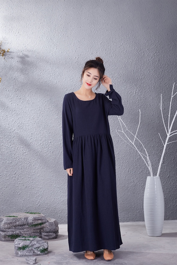 Long fall dresses discount