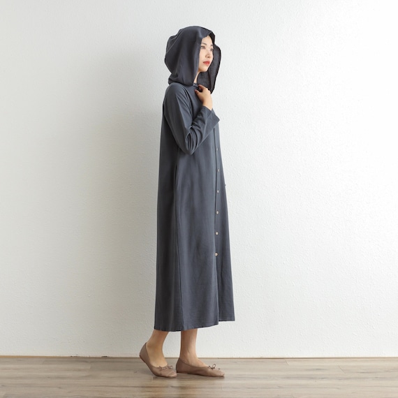 Casual hooded cotton dress coat Casual hooded cotton dress coat