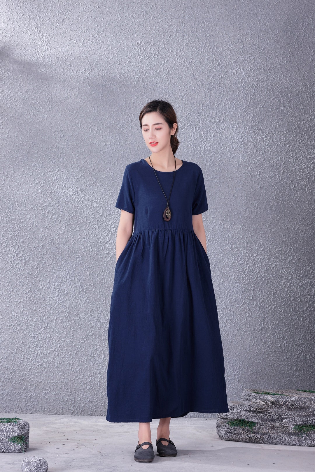 Clearance Summer Dress Cotton Dress Casual Loose Soft Dresses
