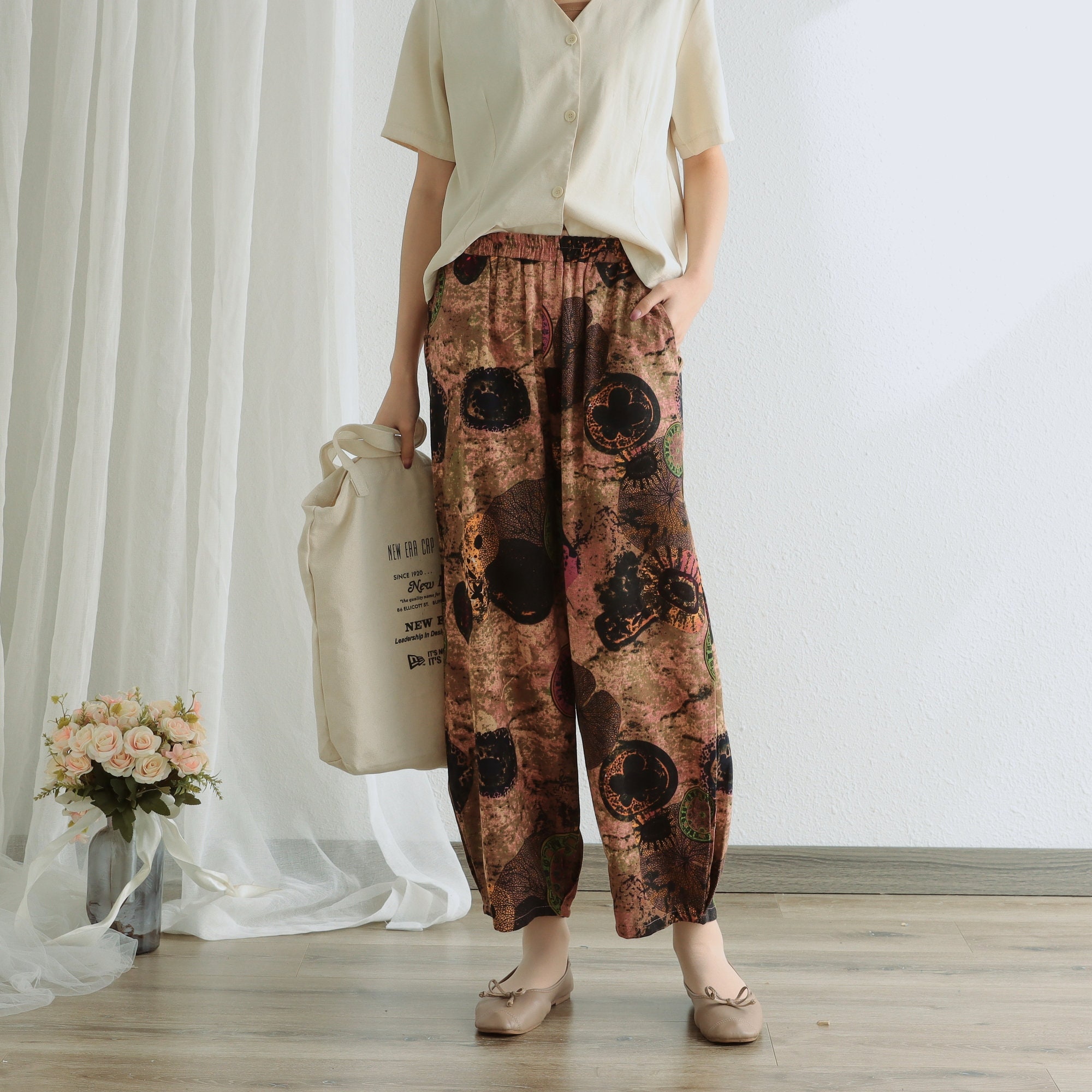 【BAON】Moits Flower Cotton Wide Pants il_fullxfull.4574930612_fzc9.jpg