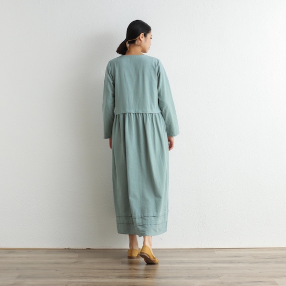 long sleeve cotton shift dress Purple Cotton Poplin Fit and Flare Short Button-Down Shirt Dress 58" / Petite (5'1" and below)