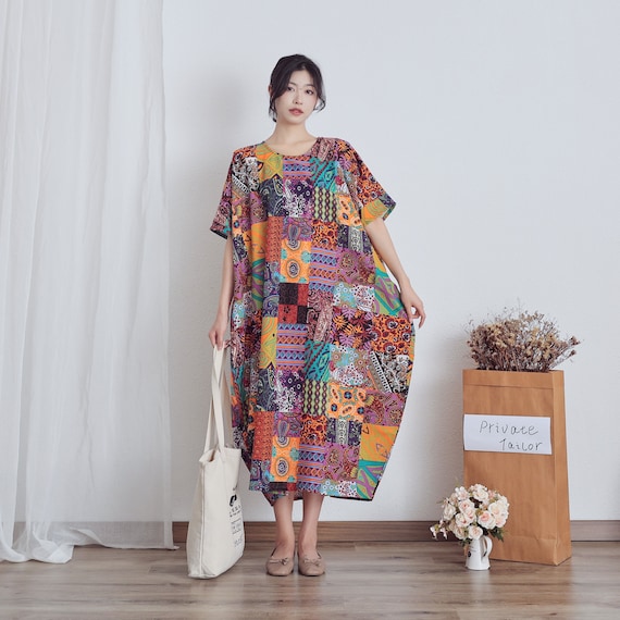 ikkat poly cotton dress material BLACK WITH YELLOW COLOR Size:L - XL Off The Shoulder Sweetheart SID-IS2504852