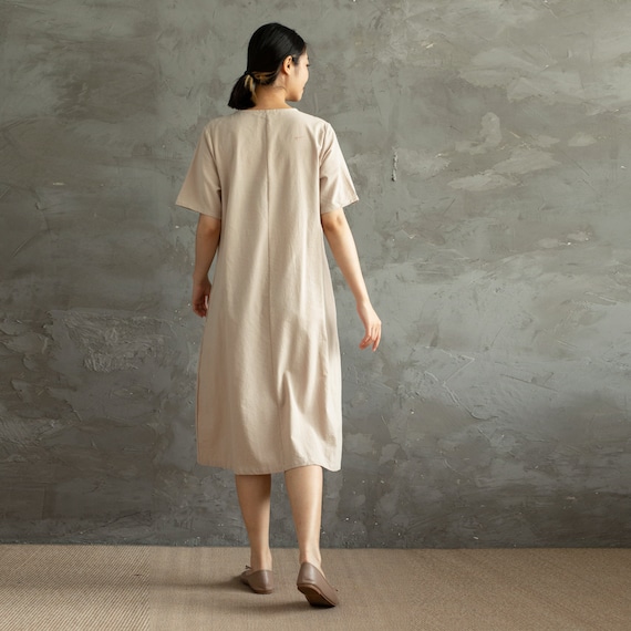 Midi length cotton summer dresses sale