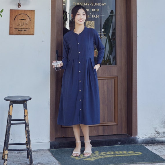 navy blue dress for baby girl Petite Winter Dress