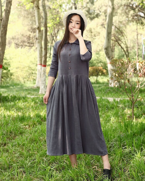 long button dress Long Sleeve Button Up Dress  Lonate Boutique