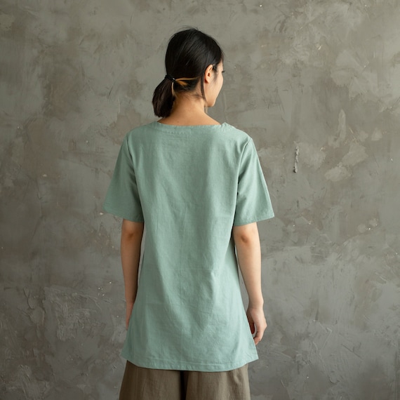 LUSMAY Womens Short Sleeve Loose Fitting T Shirts Cotton - Want It All
