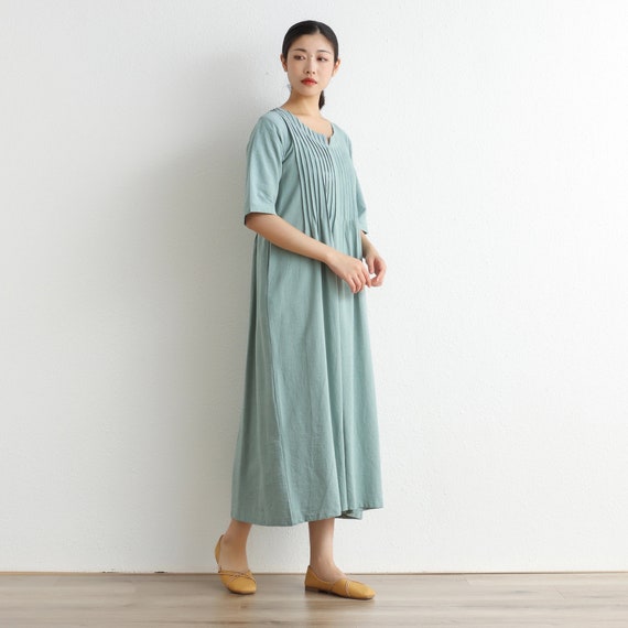 denim midi dresses Boden Women's Annet Denim Midi Dress in Blue main image 0