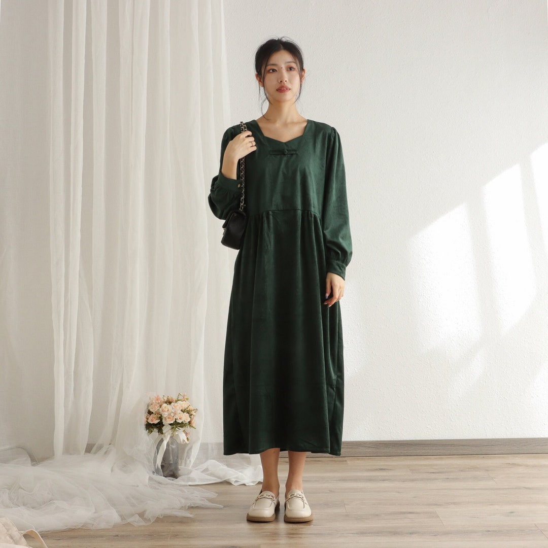 Shirtdress in Sunset Serenade Corduroy