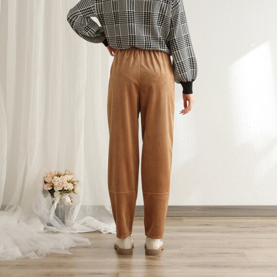 Corduroy Pant Elastic Waist Pants Soft Velvet Pants for Women Loose Long Pants Wide Leg Trousers Plus Size Pants Spring Winter Fall Pant Etsy UK