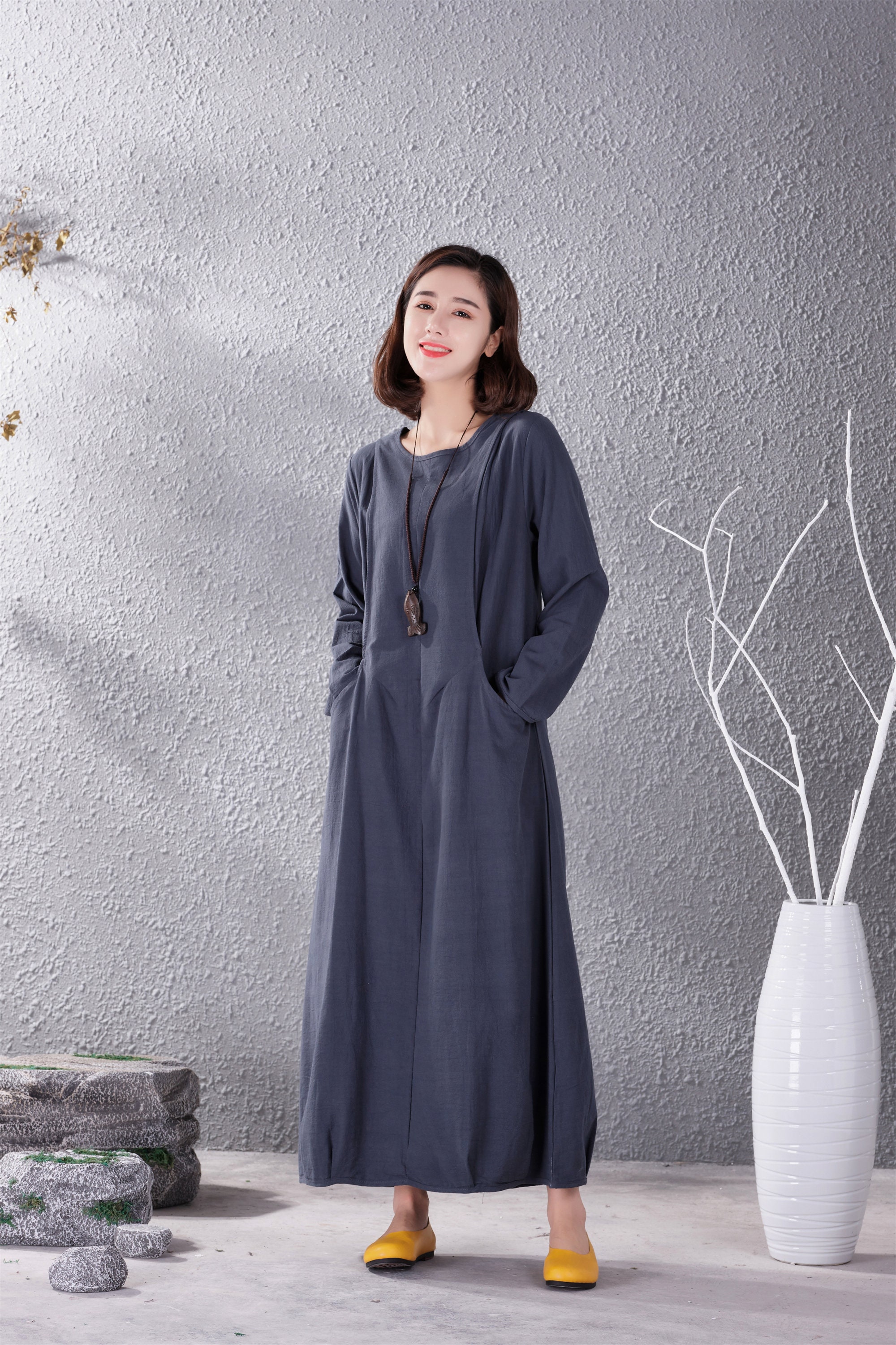 long fall casual dresses Akivide Womens Fall Dresses for Wedding Guest, Casual Plus Size Cute Heart Long Sleeve Tiered Maxi Dress with Pockets at Amazon Women's Clothing store