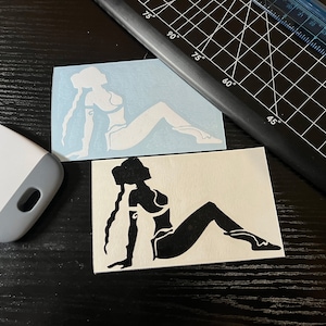 ROTJ Princess Leia Vinyl Decal for Laptops/Phones/Car Windows