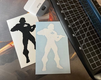 Strong Man Vinyl Decal for Laptops/Phones/Car Windows