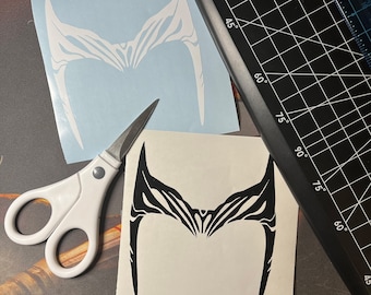 Scarlet Witch MCU Inspired Crown Vinyl Decal for Laptops/Phones/Car Windows