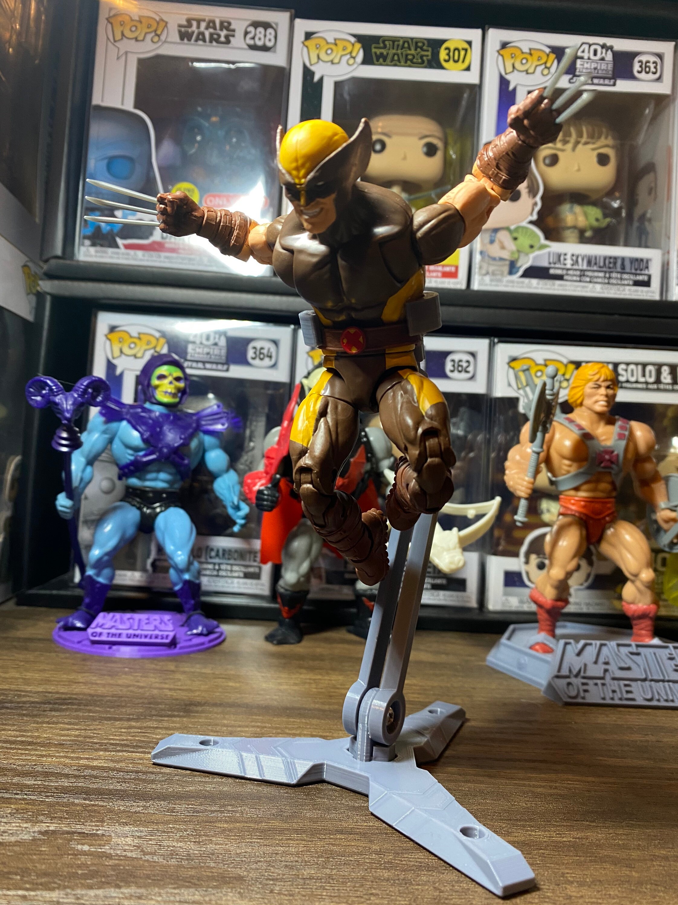 3D printed Action Figure Stand For Display or Dioramas Etsy