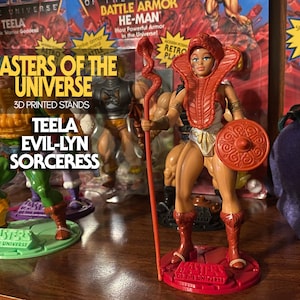 Action Figure Stands for “Strong-Man” female figures.