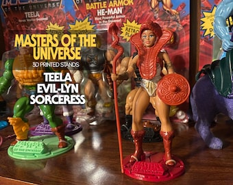 Action Figure Stands for “Strong-Man” female figures.