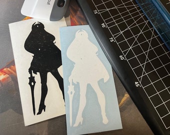 Powerful Princess Vinyl Decal for Laptops/Phones/Car Windows / available from 5-8 inches in height