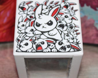 Bunnies themed MTG Commander/TCG Deck Box,