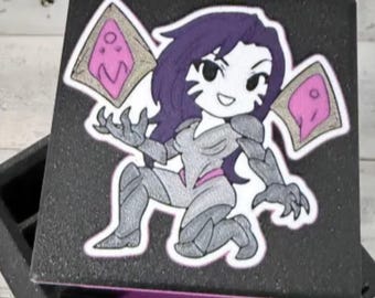 LoL Riftbound Kai'Sa themed TCG Deck Box