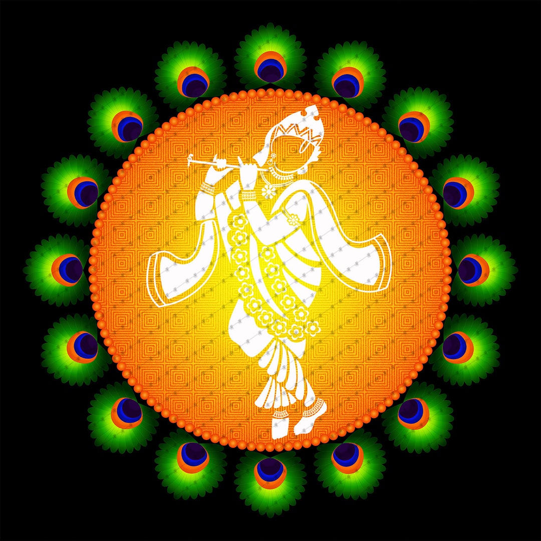 Lord Krishna Wall Art Krishna Printable Art/ Krishna Art Etsy