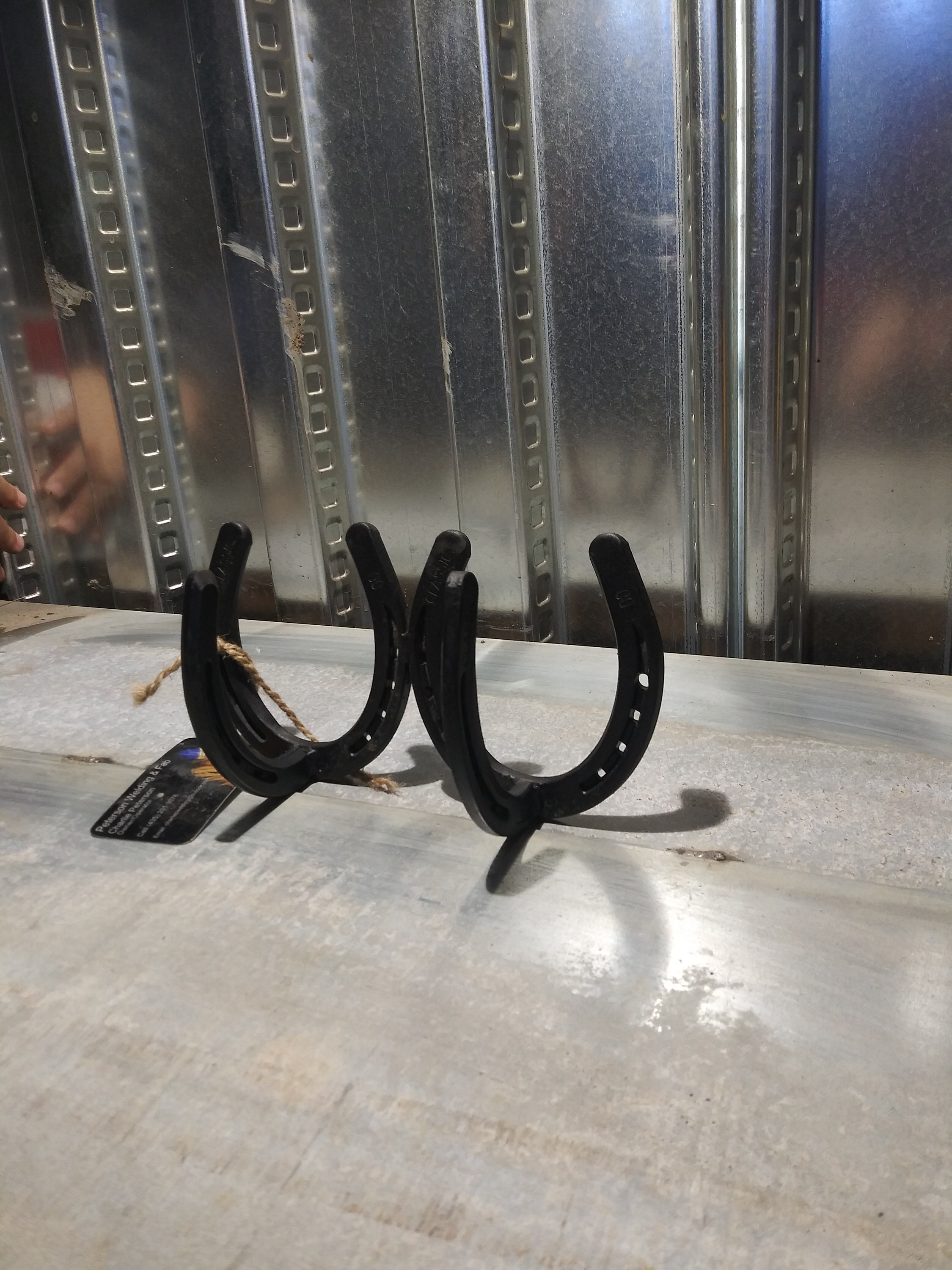 2 Hook Horseshoe Coat Hanger Horseshoe Decor Horseshoe Art Etsy