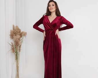 v line dress