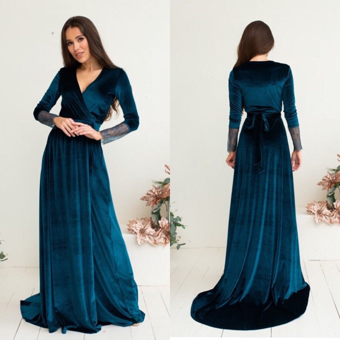 Long Sleeve Maxi Dresses Turkey  Long Full Sleeve Dress Turkish