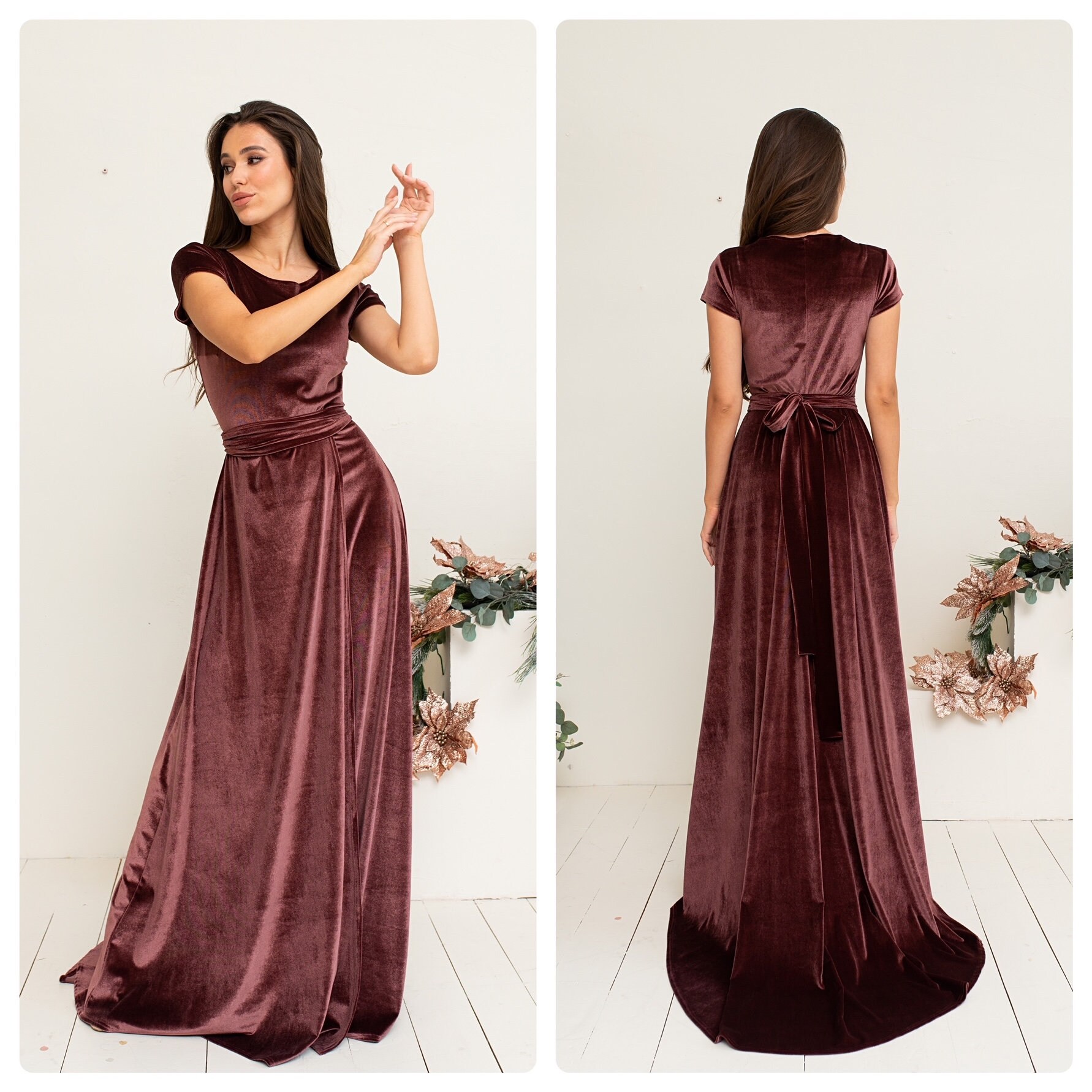 High Slit Maxi Tee - Etsy