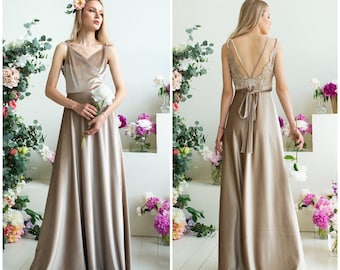 Champagne Sleeveless Backless Velvet Wrap Dress Spaghetti Straps Gala Prom Gown Simple Graduation Fairy Open Lace Back Photoshoot Dress