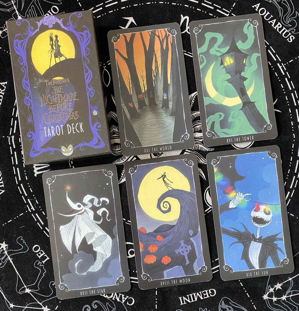 Nightmare Before Christmas Tarot Cards 