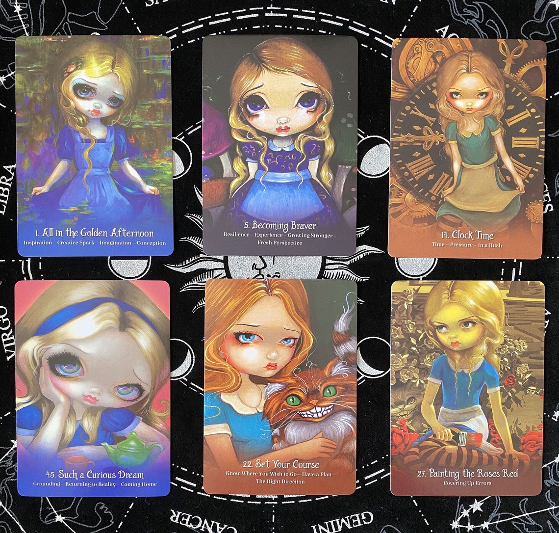 Alice the Wonderland Oracle CardsEnglish Tarot tarot 44 card | Etsy