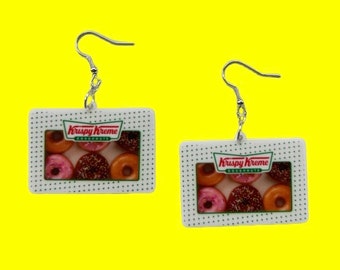 Donut Box Earrings